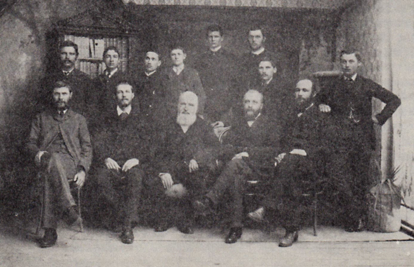 The Theological School and the Reformed church at Burgersdorp, 1888.