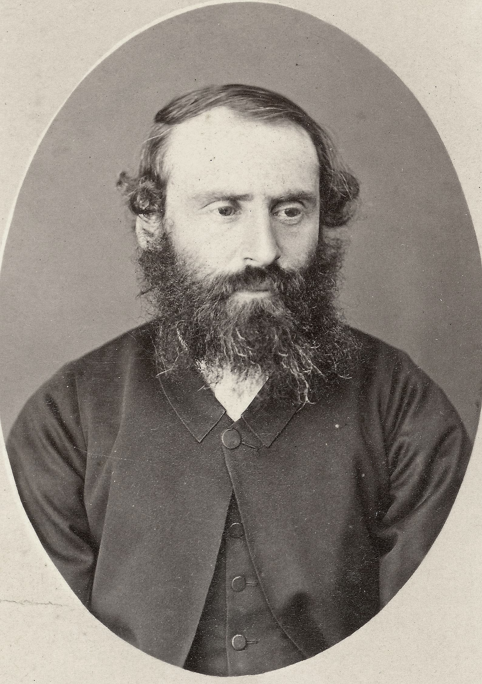 Prof. Jan Lion Cachet as jong man, omstreeks 1865.